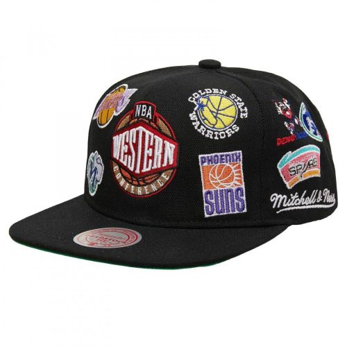 MITCHELL & NESS NBA West ALL OVER CONFERENCE DEADSTOCK HWC BLACK