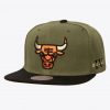 Mitchell & Ness NBA Core Iv Snapback - Chicago Bulls Olive-Black