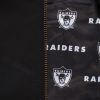 Mitchell & Ness NFL Team Leader Satin Bomber Vintage Logo Oakland Raiders