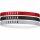 JORDAN HEADBANDS 3PK GYM RED/BLACK/WOLF GREY ONE