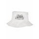 MISTER TEE TUNE SQUAD WORDING BUCKET HAT WHITE/BLACK