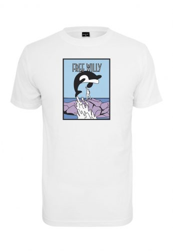 Mister Tee Ladies Free Willy Tee White M