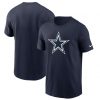 Nike SS Essential Cotton T-Shirt - NFL Dallas Cowboys College Navy 3XL