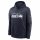 Nike Club Fleece Pullover Hoodie - NFL Seattle Seahawks College Navy 3XL