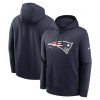 Nike Club Fleece Pullover Hoodie - NFL New England Patriots College Navy 3XL