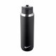 NIKE SS RECHARGE STRAW BOTTLE 24OZ BLACK/WHITE