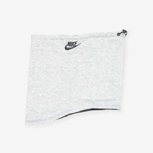 NIKE NECKWARMER REVERSIBLE CLUB FLEECE DK GREY HEATHER/BLACK/WHITE