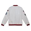 MITCHELL & NESS CHICAGO BULLS M&N CITY COLLECTION LW SATIN JACKET White