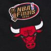 MITCHELL & NESS NBA POSTGAME FLEECE SHORTS VINTAGE LOGO CHICAGO BULLS BLACK XL