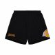 MITCHELL & NESS NBA POSTGAME FLEECE SHORTS VINTAGE LOS ANGELES LAKERS BLACK M