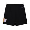 MITCHELL & NESS NBA POSTGAME FLEECE SHORTS VINTAGE LOS ANGELES LAKERS BLACK