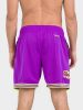 MITCHELL & NESS NBA FASHION NEON MESH SHORTS VINTAGE LOGO Toronto Raptors Purple M