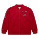 MITCHELL & NESS NBA LIGHTWEIGHT SATIN BOMBER VINTAGE LOGO CHICAGO BULLS 3XL