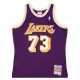 Mitchell & Ness NBA Road Jersey Los Angeles Lakers 1998 Dennis Rodman Purple M