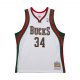 Mitchell & Ness NBA White Jersey Bucks 2013 Giannis Anteokounmpo White L