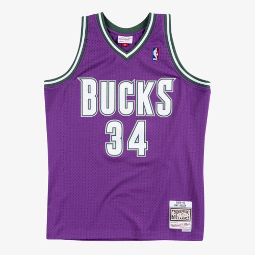 Mitchell & Ness NBA Swingman Road Jersey Bucks 2000 Ray Allen Purple XL