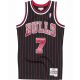 MITCHELL & NESS CHICAGO BULLS TONI KUKOC 1995-96' #07 SWINGMAN 2.0 JERSEY BLACK