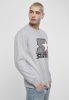 STARTER STARTER MULTICOLORED LOGO SWEAT CREWNECK HEATHER GREY