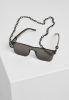 URBAN CLASSICS 105 CHAIN SUNGLASSES BLACK/BLACK