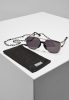 URBAN CLASSICS SUNGLASSES KARPHATOS WITH CHAIN GUNMETAL/BLACK