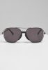 URBAN CLASSICS SUNGLASSES KARPHATOS WITH CHAIN GUNMETAL/BLACK