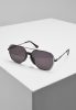 URBAN CLASSICS SUNGLASSES KARPHATOS WITH CHAIN GUNMETAL/BLACK