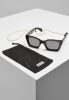 URBAN CLASSICS SUNGLASSES POROS WITH CHAIN BLACK/BLACK