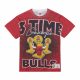 MITCHELL & NESS CHICAGO BULLS NBA CHAMP CITY SUBLIMATED SS TEE MULTI/WHITE