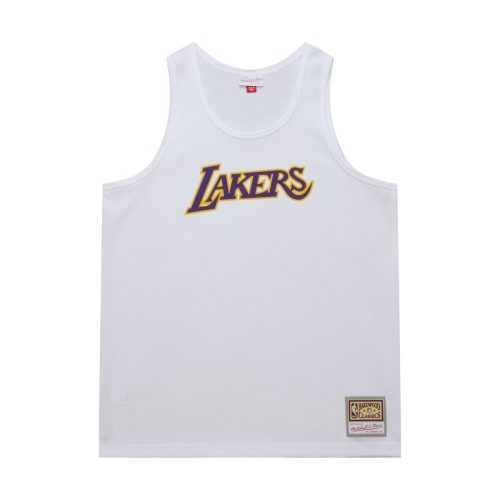 MITCHELL & NESS NBA DESTINATION LEISURE FASHION TANK Los Angeles Lakers White