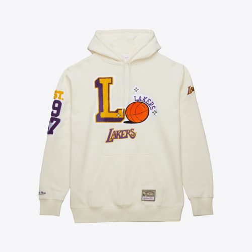 Mitchell & Ness NBA Sswagger Hoodie Los Angeles Lakers Cream XL