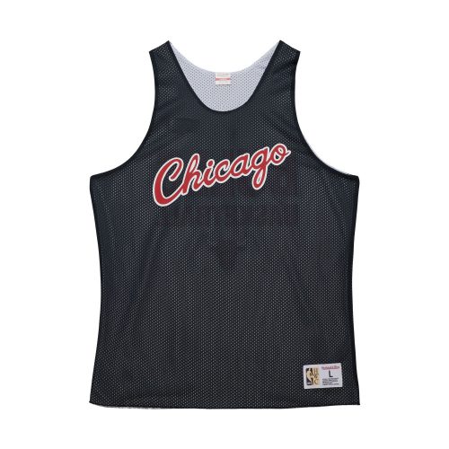 Mitchell & Ness NBA Reversible Mesh Practice Tank Vintage Logo Chicago Bulls Multi-Black 3XL