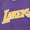 Mitchell & Ness NBA Reversible Mesh Practice Tank Vintage Logo Los Angeles Lakers Multi-Purple L