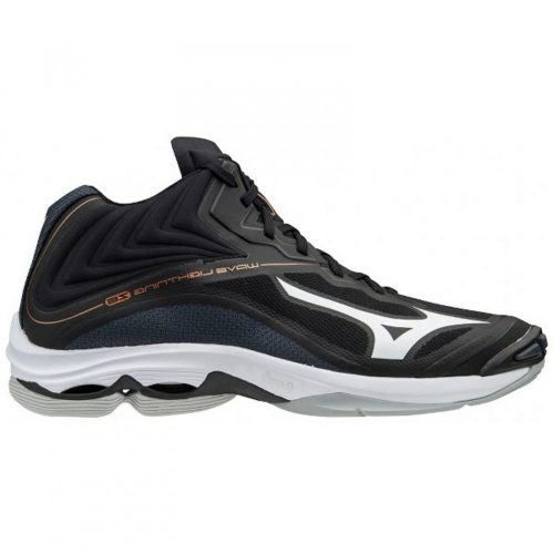 MIZUNO WAVE LIGHTNING Z6 MID BLACK/WHITE/EBONY