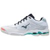 MIZUNO WAVE VOLTAGE WHITE / LEGION BLUE / CERAMIC