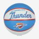 WILSON NBA TEAM RETRO MINI OKLAHOMA CITY THUNDER BASKETBALL 3 BLUE/WHITE