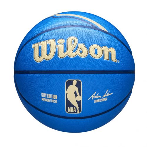 Wilson 2024 NBA Team City Collector Milwaukee Bucks Blue