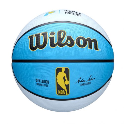 Wilson 2024 NBA Team City Edition Indiana Pacers Blue 7