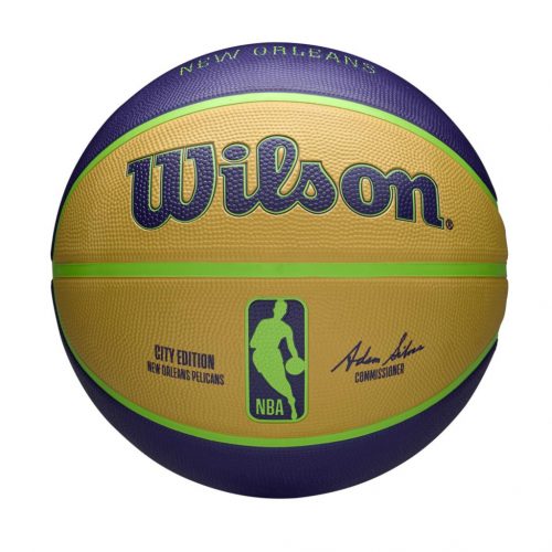 Wilson 2024 NBA Team City Edition New Orleans Pelicans Purple/Yellow