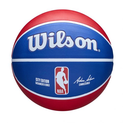 Wilson 2024 NBA Team City Edition Sacramento Kings Red/Blue 7